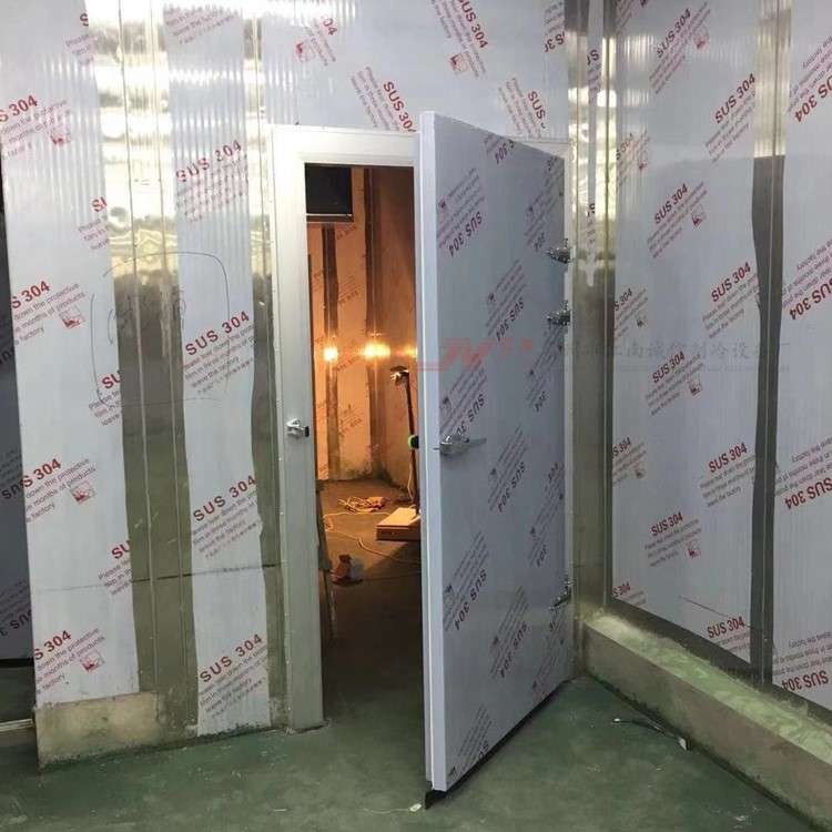 聚氨酯冷库门 304不锈钢土建用冷库门 铝合金门框改造门