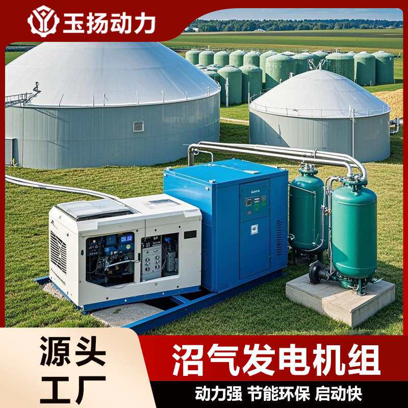 餐厨垃圾沼气发电项目 800千瓦额定功率沼气发电机组  应急发电机