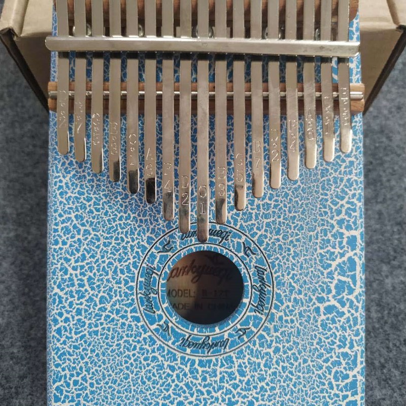 17音卡林巴拇指琴12生肖卡林巴拇指琴kGalimba手指琴冰裂款手指琴