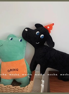 多巴胺沙发e摆件玩偶软乎乎抱枕阳台飘窗装饰可爱卡通毛绒娃娃靠