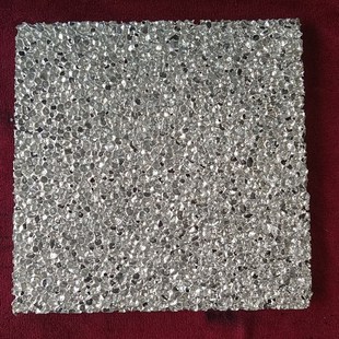 泡沫铝高档装 修透光通孔泡沫铝z电磁屏蔽高校实验防火防撞发泡铝