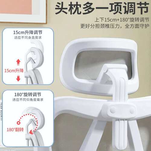 人体工学椅护腰电脑椅家用舒适久坐办公室座椅学生宿舍可躺电竞椅