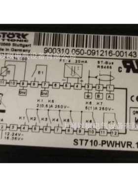 德国Stoerk 温控器 ST64-31.10 PT100 230AC K1 900197.008
