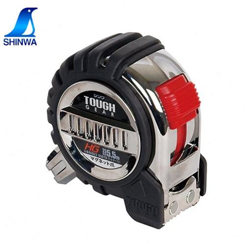 SHINWA亲和卷尺 坚固型齿轮 HG 25-5.5m 带磁爪 JIS 80823