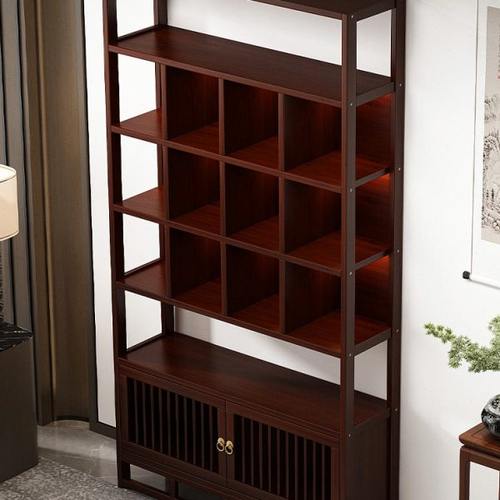 中式实木博古架客厅靠墙多宝阁古董摆件展示柜办公室多功能置物架