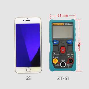 ZOYI众仪电测ZT-S1数字万用表 口袋便携式迷你袖珍表 全自动智