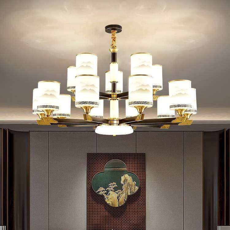 新中式吊灯全铜客厅灯2024年新款家用餐厅灯中国风别墅大厅灯具,鲜花速递/花卉仿真/绿植园艺,割草机/草坪机,淘宝优惠券,粉丝福利购,淘宝优惠卷