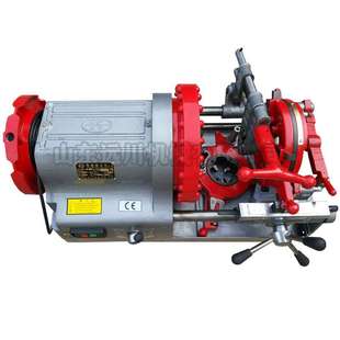 电动切管套丝机 台式镀锌水管攻丝机 多功能镀锌管子车丝机