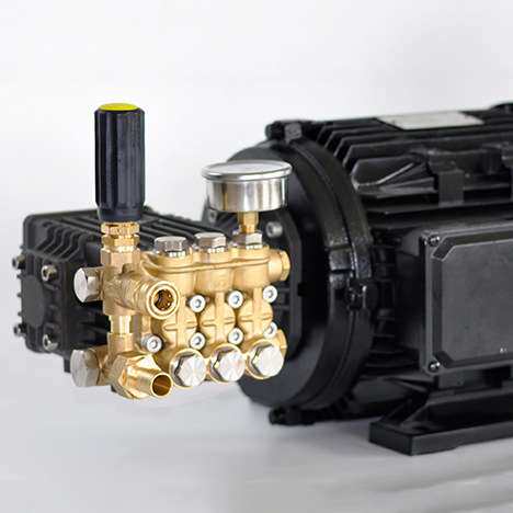 浩疆 高压清洗机电机加泵头220V/380V商用洗车柱塞泵喷淋造雾增压