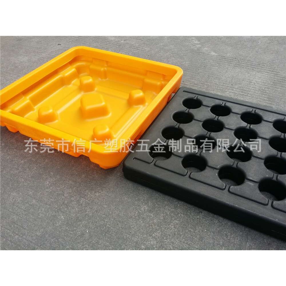 单桶型液体储存防漏专用地板 化工废物吨桶防泄出溢流平台托盘