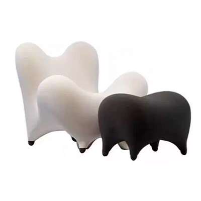 Bone furniture Chair 胖乎乎骨头椅牙齿椅定型棉简约休闲单椅
