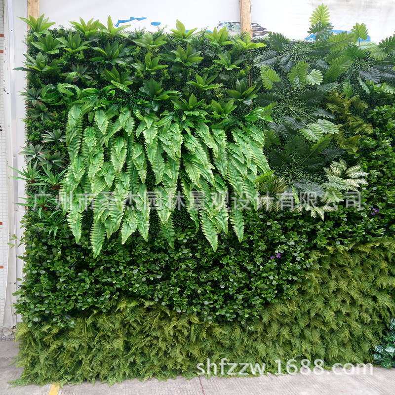 广州仿真植物墙 室内仿真植物墙体设计 仿真绿植墙面 植物墙厂家