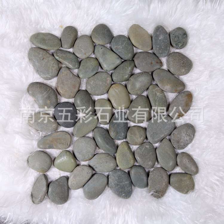 鹅卵石马赛克 雨花石网贴 简便铺地贴墙