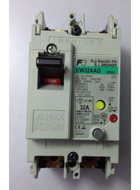 EW32AAG 2P 32A 30A 20A 15A 10A 5A 3A富士漏电断路器EW50AAG 2P