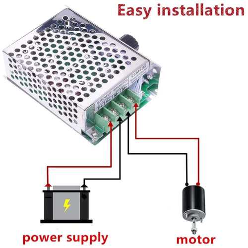 CCM6DS PWM直流电机调速器12V24V36V30A控制器 带外壳调速开关