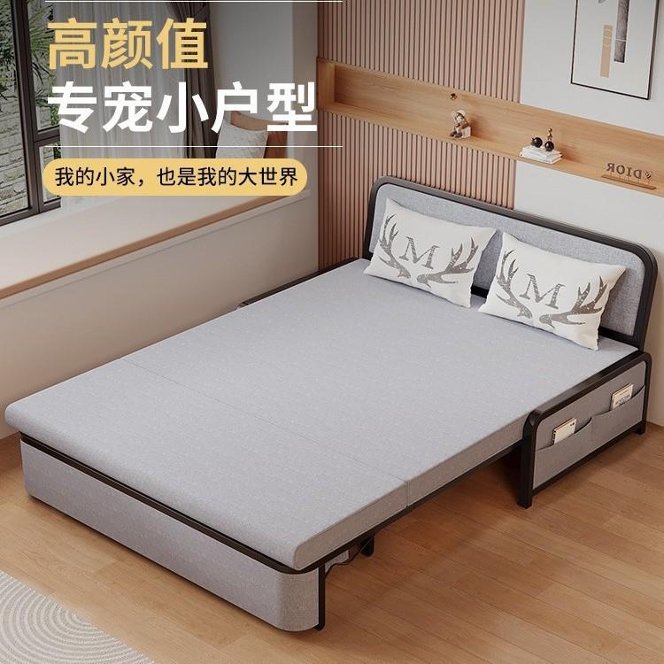 沙发床折叠两用无扶手新款小户型抽拉单人床多功能简约现代伸缩床