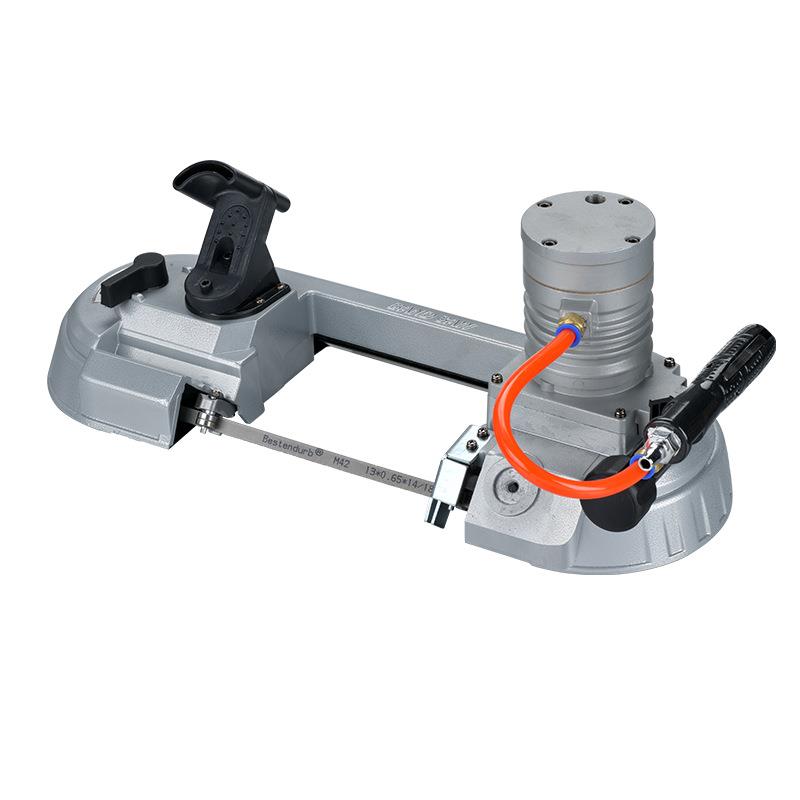 便携式气动带锯 DLY-10QS2型管道风动带锯床矿用手持无火花切割机