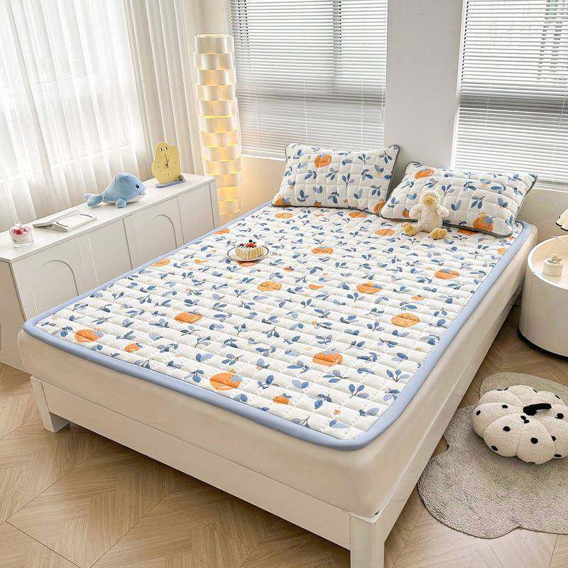 新款上下铺学生宿舍单双人床褥子家用折叠防滑夹棉保护垫薄款垫褥