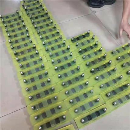 明投机械 牛筋履带胶块 橡胶履带输送带全车配件