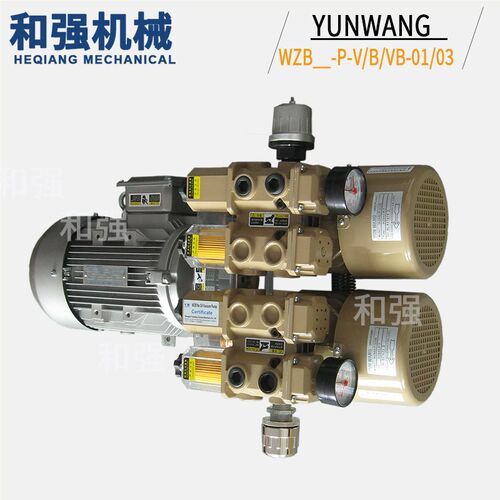 上海云望真空泵WZB30-P-V/VB 无油复合真空泵 双头气 过胶机气泵