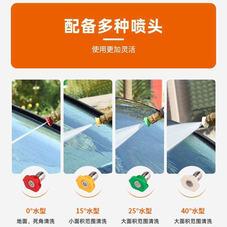 新锐智洁电动超高压清洗机洗车机泵商业洗车机家用大功率清洗机
