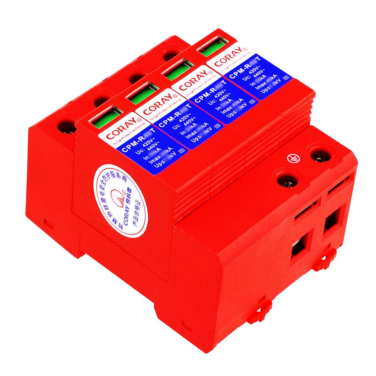 易科雷B级电源防雷器380V 40-80KA 一级浪涌保护器420V CPM-R80T