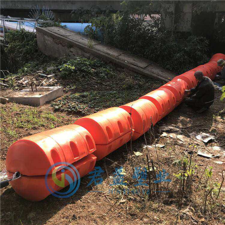 秦皇岛拦污浮筒 海蜇浒苔拦截网浮体