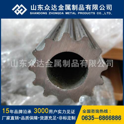 外齿钢管生产厂家 直齿轮钢管定 制 外圆内齿钢管 外齿内圆钢管