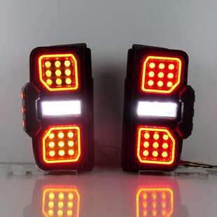 适用21-23年福特烈马BroncoLED尾灯总成改装行车刹车转向灯