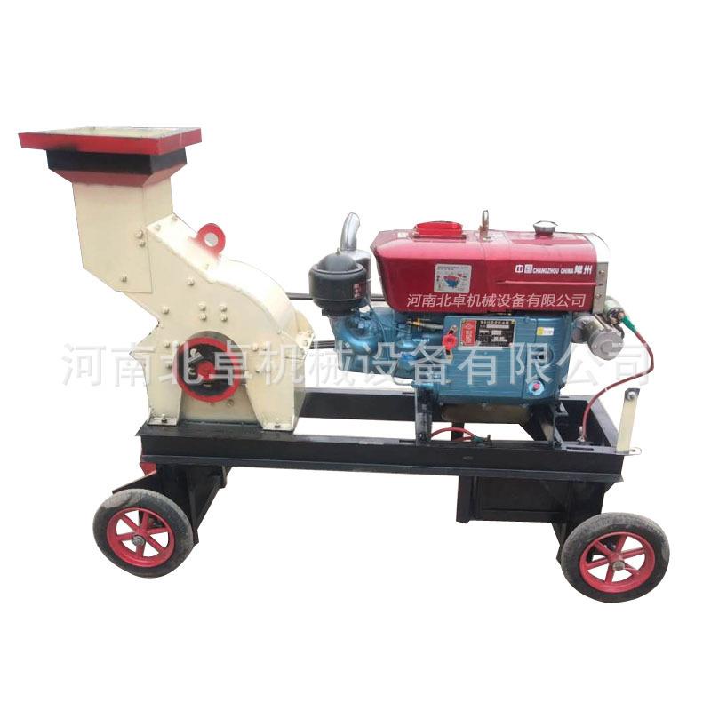 新款柴油版小型锤式破碎机 水泥块加厚锤式制砂机 混凝土块粉碎机