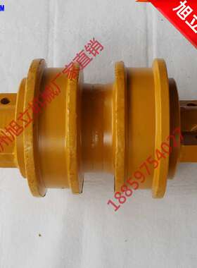 推土底盘四轮一带配件 卡特D5M双边支重轮 推土机承重轮