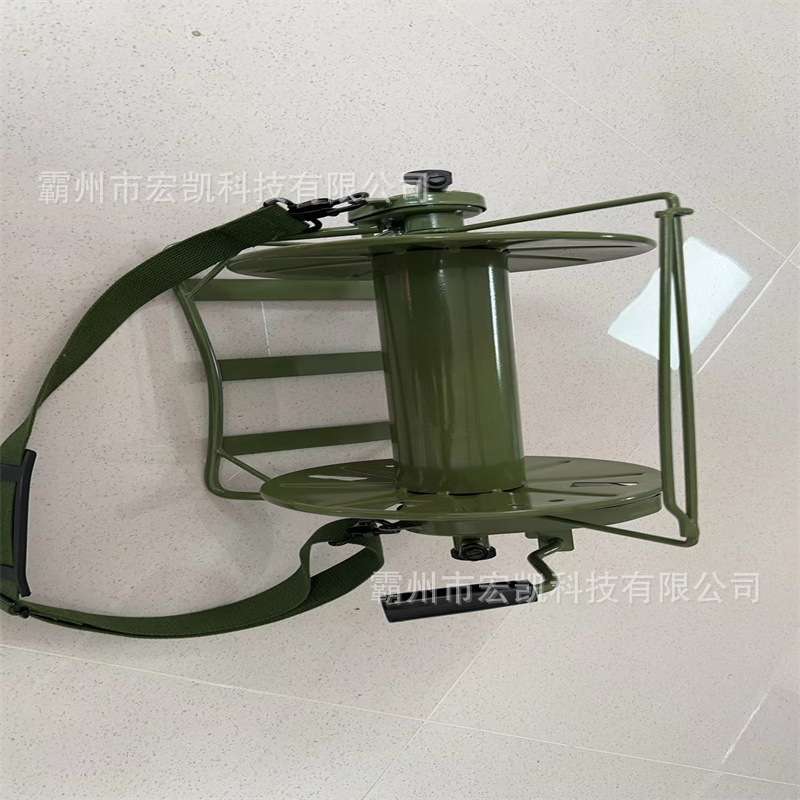 被复线络车架绕线盘背负式放线车架电缆线视频线电话线络车架