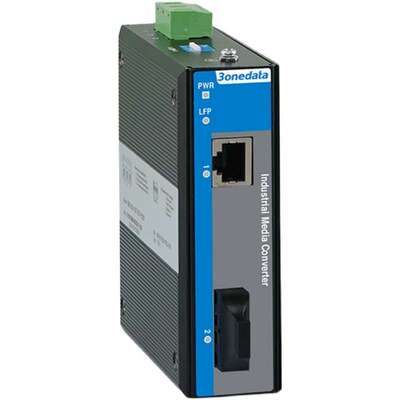 3onedata IMC100-1T1F-2P48 冗余电源兼容IMC101B-1F 三旺
