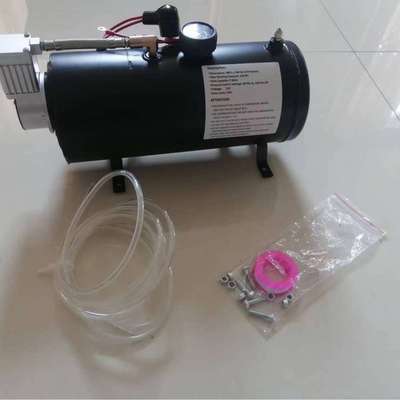 驱逐者四管气喇叭改装车气泵车顶150psi 6L气罐空气压缩机空压机