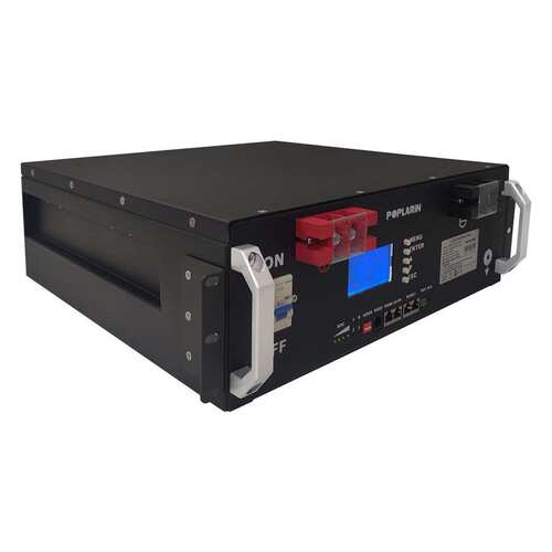 POPLARiN 25.6V200Ah 51.2V100Ah 100A19寸机架式3.5U家储套料