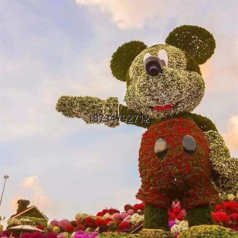 仿真绿雕动物绿雕工艺品仿真绿雕花坛景观园艺大型仿真绿雕造型