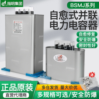 指明正品BSMJ0.45-20/30自愈式低压电力电容器无功补偿并联电容器