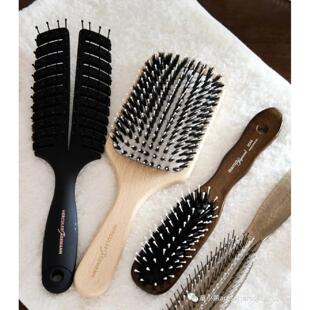 章小蕙推荐！气垫猪鬃梳子 赫格丽Hercules sagemann头皮按摩魔术
