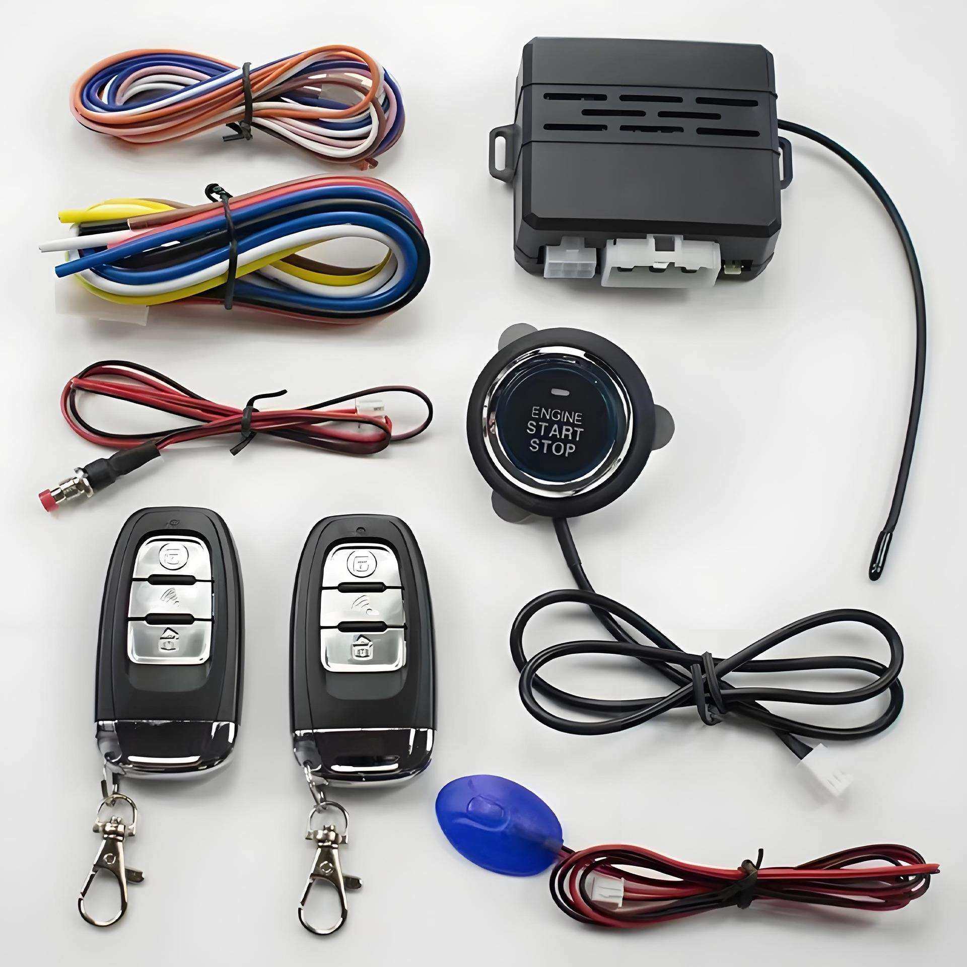 凯琪盛跨境贸易品改装一键启动遥控启动遥控中控锁加装汽车防盗器,3C数码配件,USB灯,淘宝优惠券,粉丝福利购,淘宝优惠卷