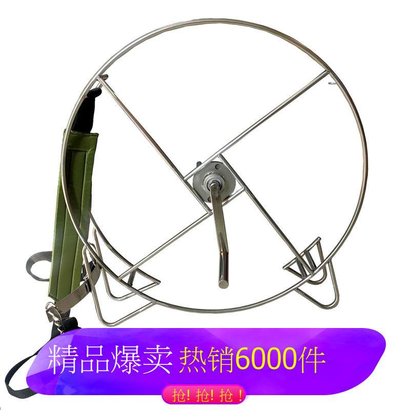 水带收卷器 农用浇地卷管器手动收卷器水带卷带器