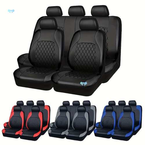 Deluxe pu Leather Car Seat Covers Comfortable Universal跨境