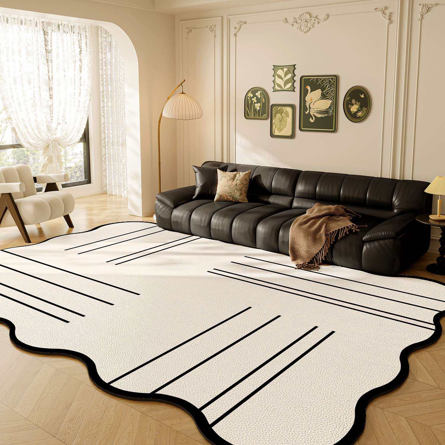 异形客厅地垫大面积满铺地垫耐脏易打理皮革地垫防滑防水可擦地垫,3C数码配件,USB灯,淘宝优惠券,粉丝福利购,淘宝优惠卷