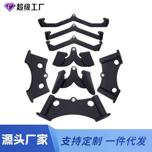 健身房拉背神器可调夹胸练背高位下拉训练器拉杆拉背把手八件套