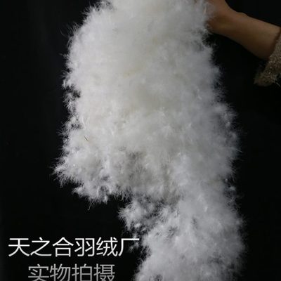 鹅原料朵  白鹅绒%  95羽绒散装国标绒散装绒%95吊 羽绒鹅羽绒大