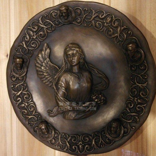 波斯国王的女儿壁挂铜雕塑客厅书房办公室软装潢挂饰挂件家居饰品,家居饰品,壁饰,淘宝优惠券,粉丝福利购,淘宝优惠卷