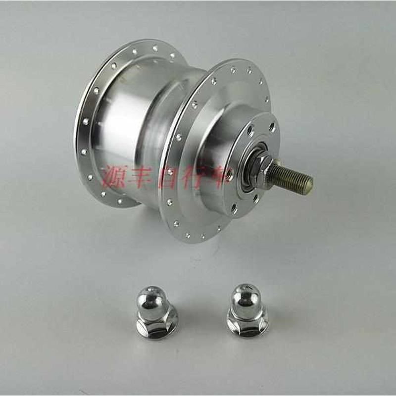 自行车碟刹发电花鼓 山地t 旅行车改装发电花鼓 36孔碟刹发电花鼓