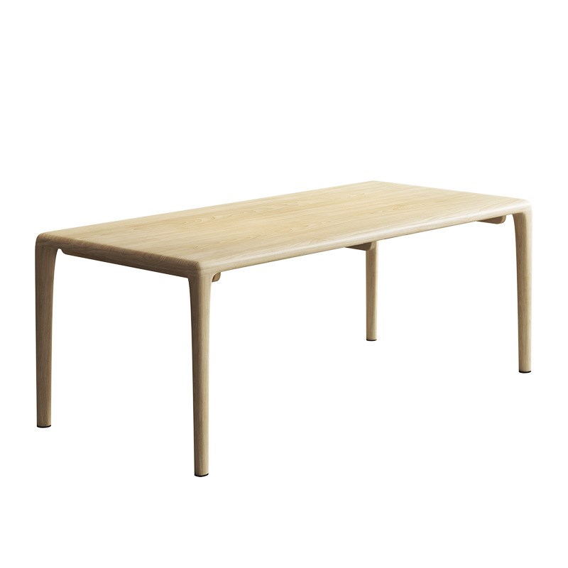 北美黑胡桃木加厚实木榫卯大x板餐桌北欧简约长方形桌茶桌饭桌书