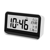 温度明组聪 触碰三显示中文贪睡 灯按键闹钟星期时钟床头钟