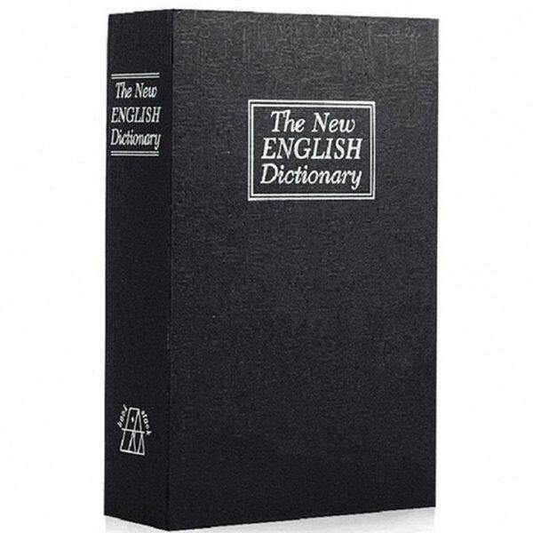 密码箱迷你盒储蓄罐创意可爱本铁盒保险带锁保险箱子存钱罐书字典