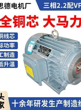 三相电动机 380v 液压站 2.2/3/4/5.5/7.5KW配VP20/40叶片泵电机